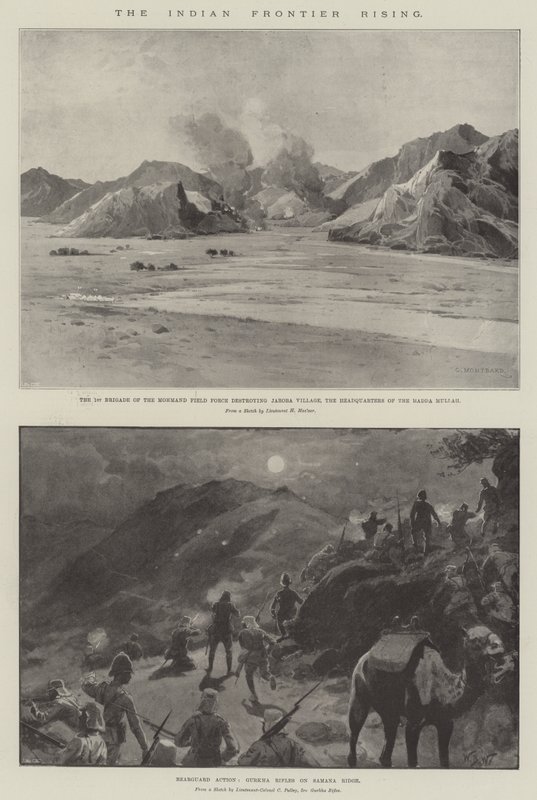 The Indian Frontier Rising by Charles Auguste Loye