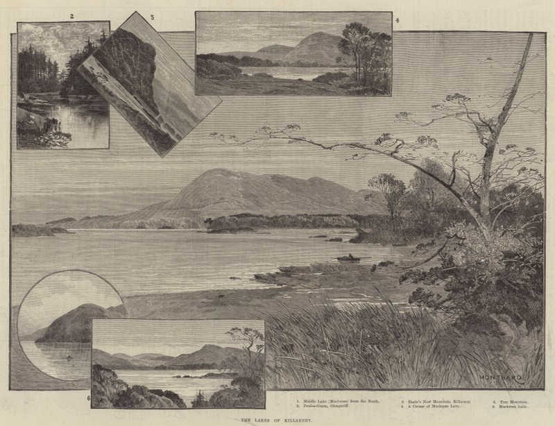 The Lakes of Killarney by Charles Auguste Loye