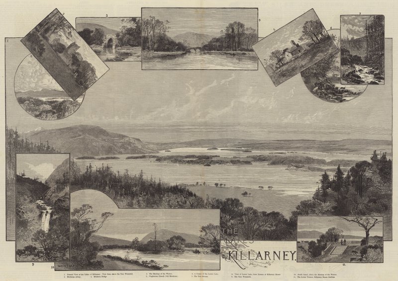 The Lakes of Killarney by Charles Auguste Loye