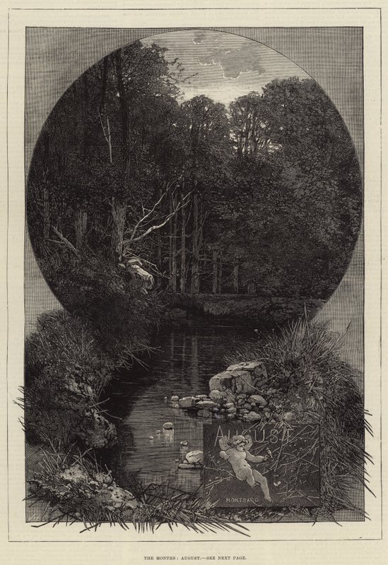 The Months, August by Charles Auguste Loye