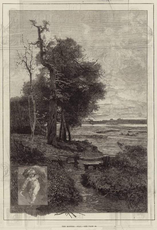 The Months, July by Charles Auguste Loye