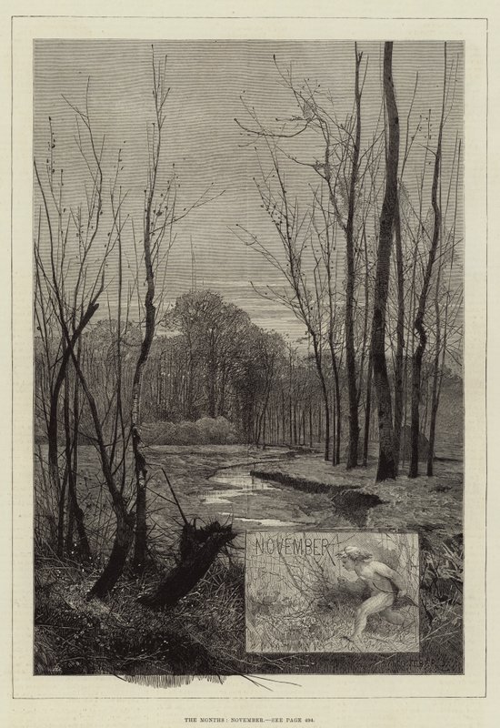 The Months, November by Charles Auguste Loye