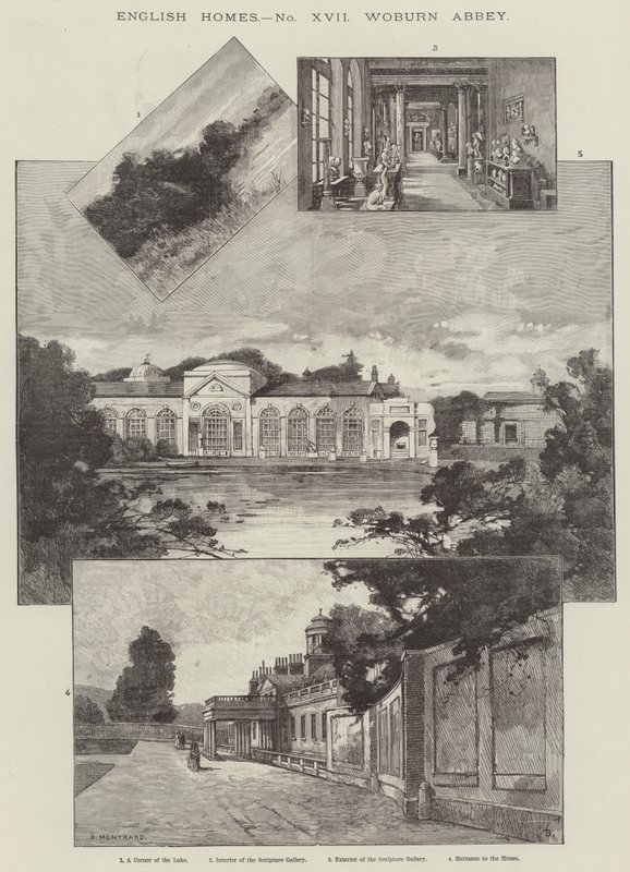 Woburn Abbey by Charles Auguste Loye