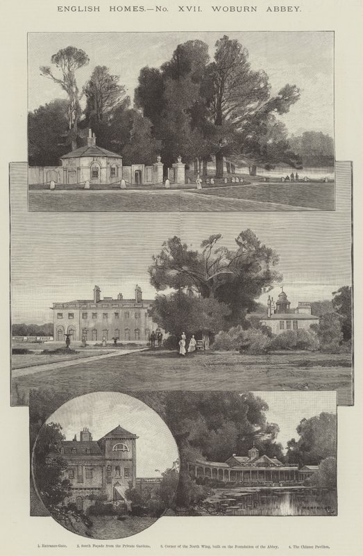 Woburn Abbey by Charles Auguste Loye