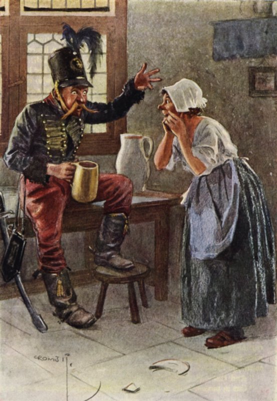 Bad news from the field of Waterloo by Charles Crombie