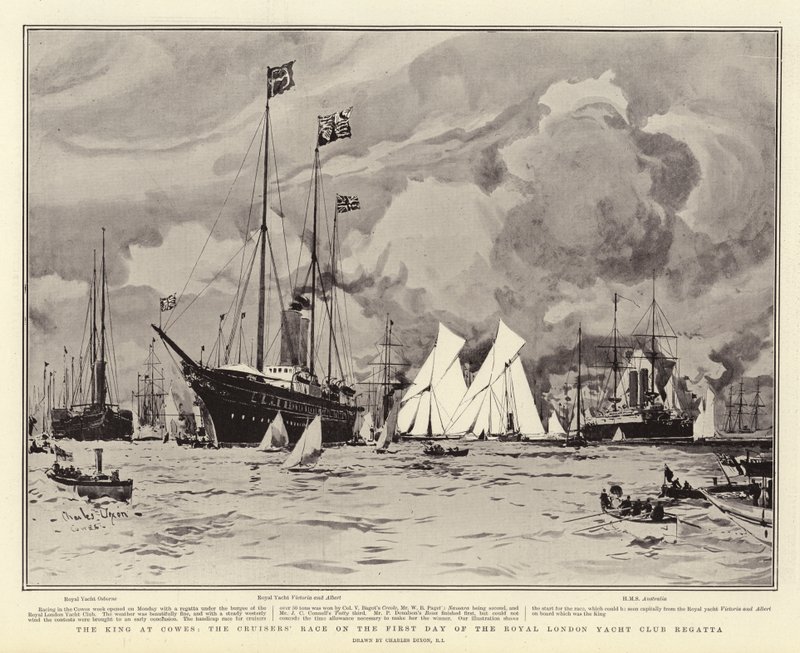 The King at Cowes, the Cruisers