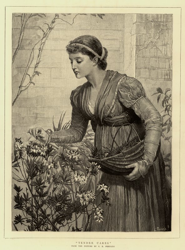 Tender Cares by Charles Edward Perugini