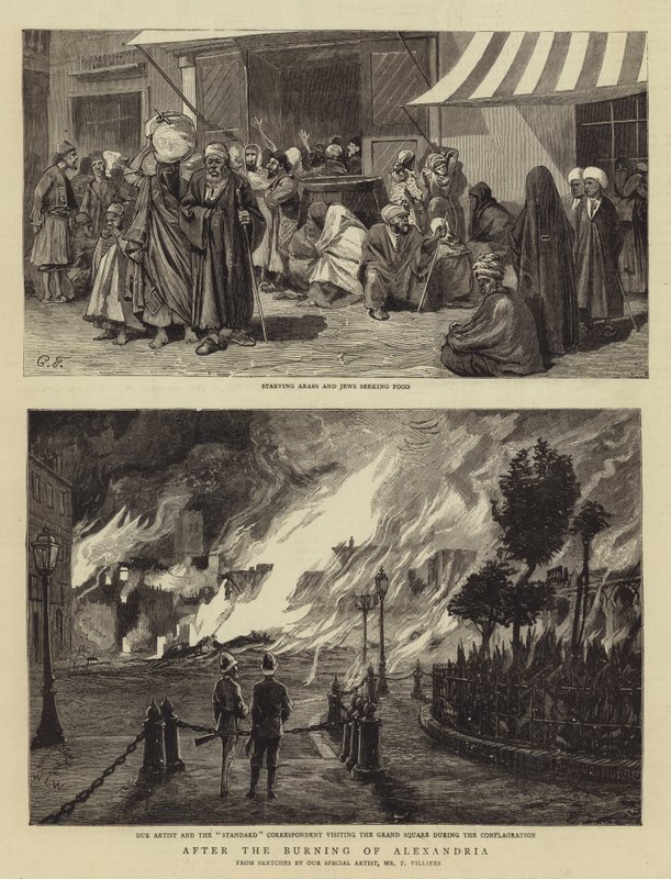 After the Burning of Alexandria by Charles Edwin Fripp