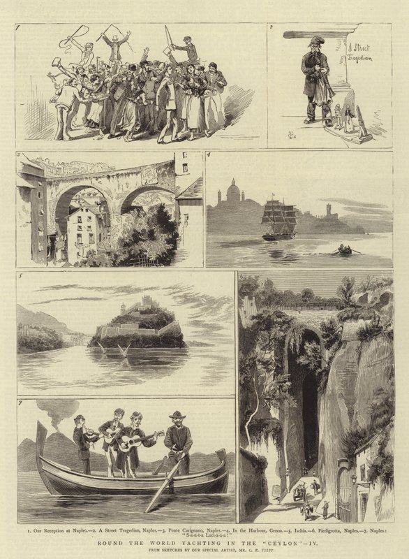 Round the World Yachting in the Ceylon, IV by Charles Edwin Fripp