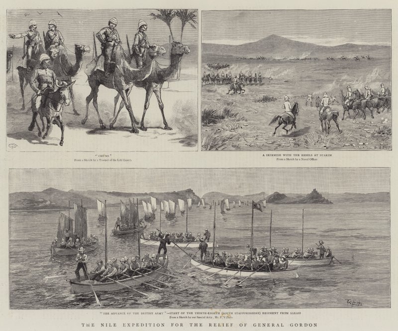 The Nile Expedition for the Relief of General Gordon by Charles Edwin Fripp