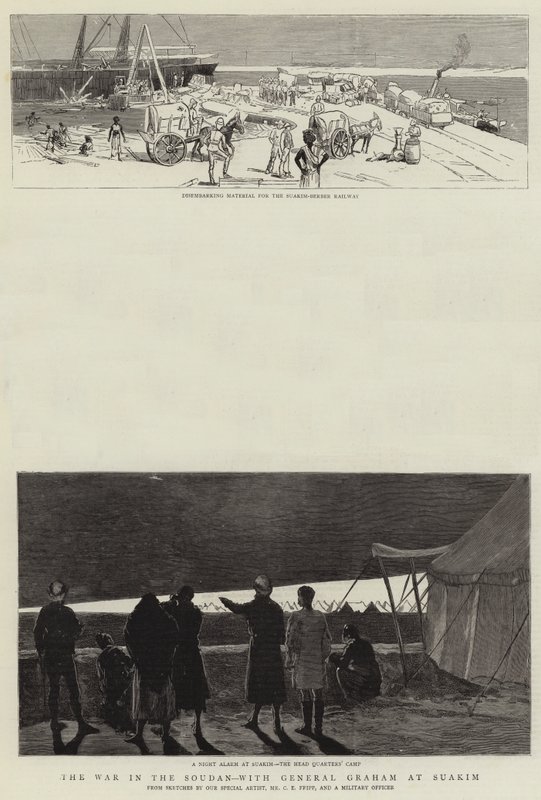 The War in the Soudan, with General Graham at Suakim by Charles Edwin Fripp