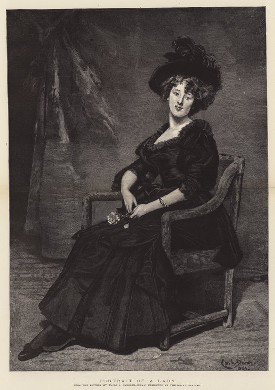 Portrait of a Lady by Charles Emile Auguste Carolus Duran