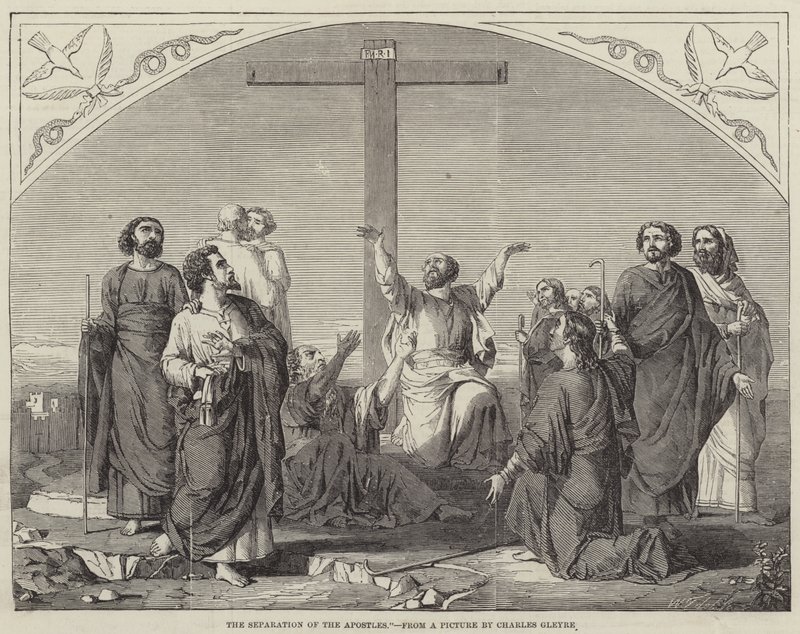 The Separation of the Apostles by Charles Gleyre