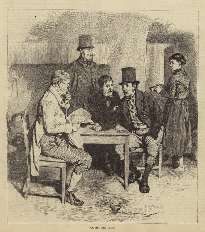 Irish Life, Arguing the Point by Charles Green