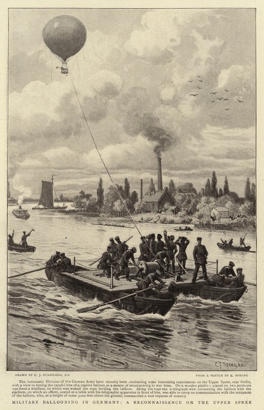 Military ballooning in Germany, a reconnaissance on the Upper Spree by Charles J. Staniland