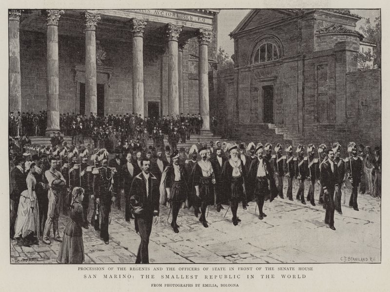 San Marino, the Smallest Republic in the World by Charles J. Staniland