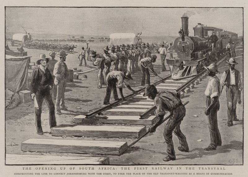 The Opening up of South Africa, the First Railway in the Transvaal by Charles J. Staniland