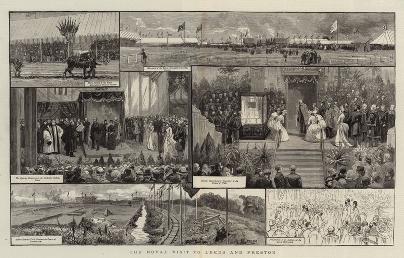 The Royal Visit to Leeds and Preston by Charles J. Staniland