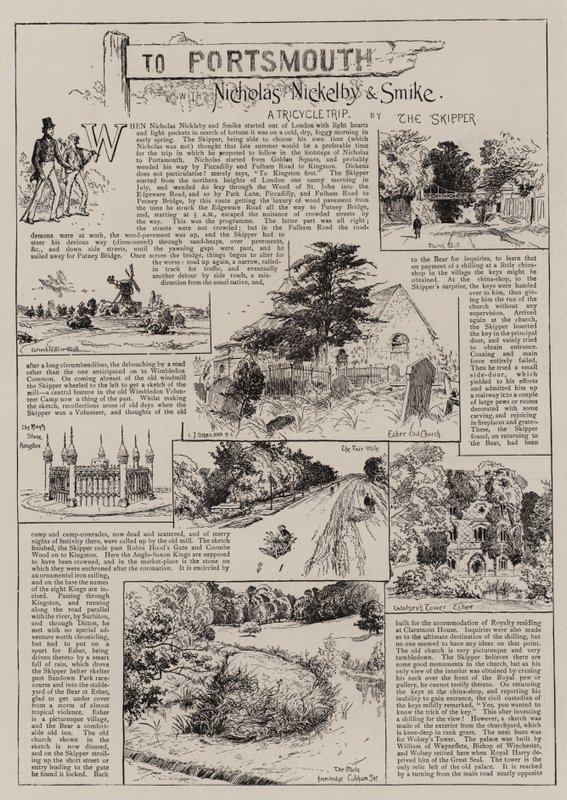 To Portsmouth with Nicholas Nickleby and Smike by Charles J. Staniland