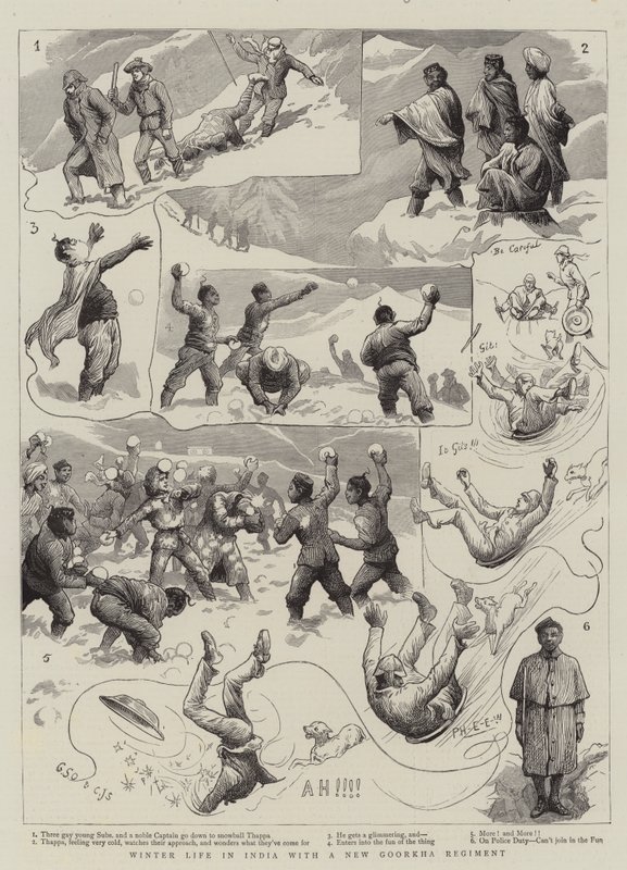 Winter Life in India with a New Goorkha Regiment by Charles J. Staniland