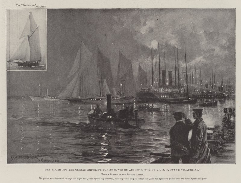 The Finish for the German Emperor