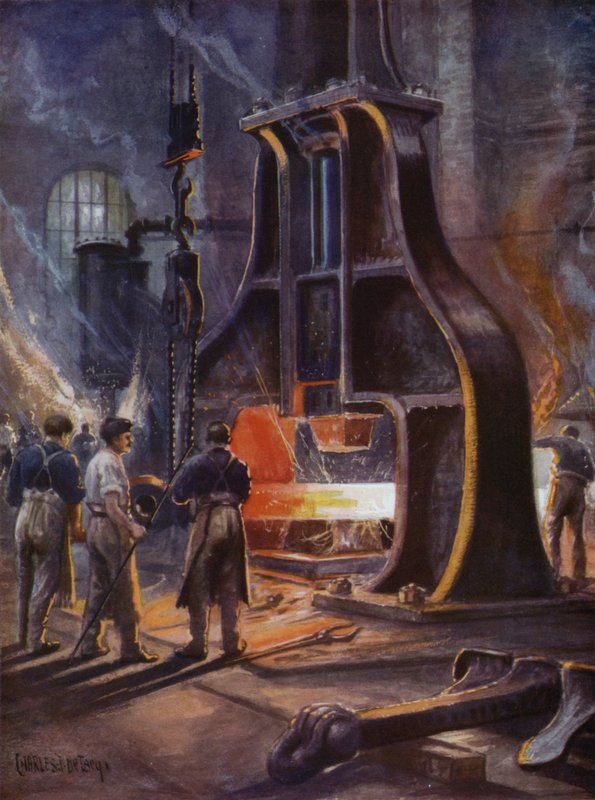 Forging the anchor by Charles John de after Lacy