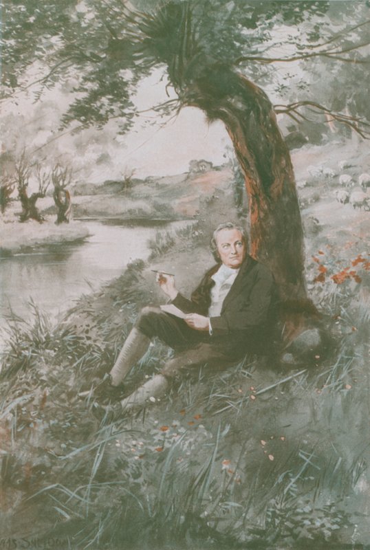 William Blake Sits in the Sun by Charles Mills Sheldon