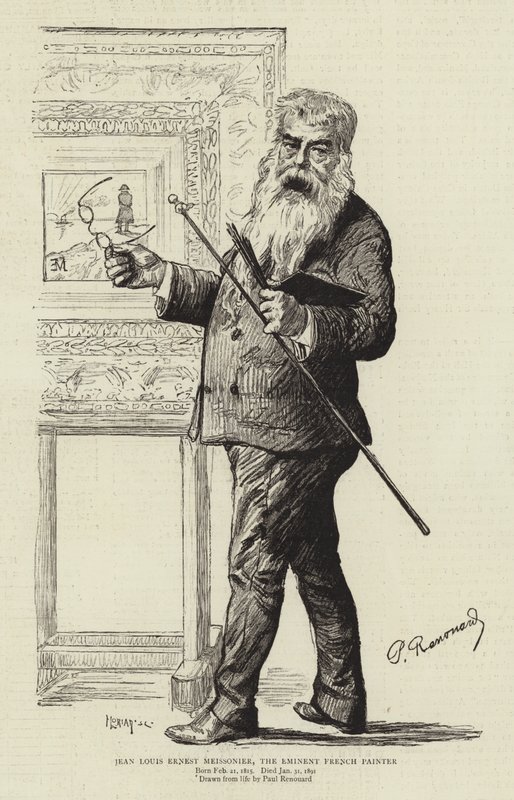 Jean Louis Ernest Meissonier, the Eminent French Painter by Charles Paul Renouard