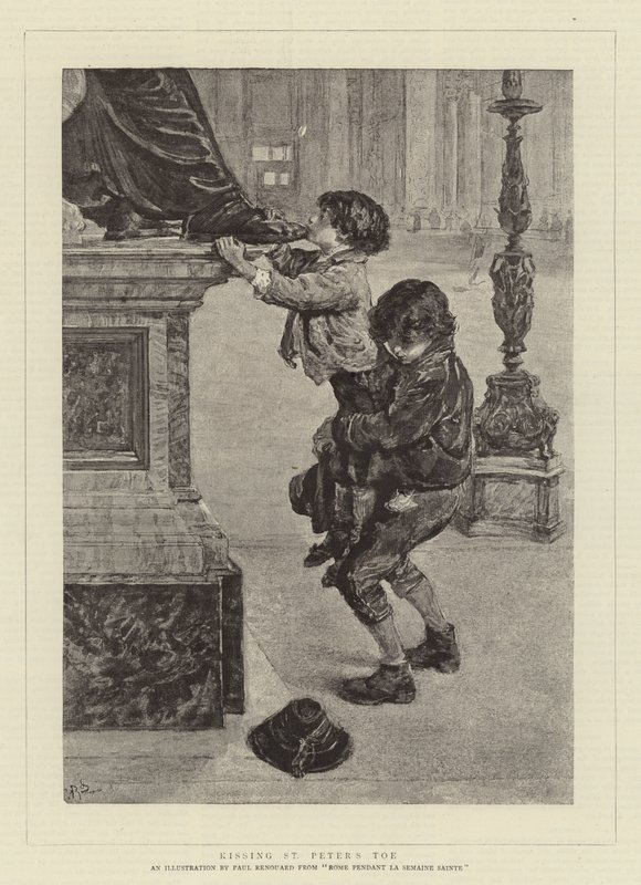 Kissing St Peter