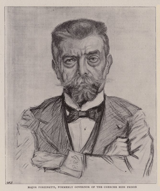Major Forzinetti, formerly Governor of the Cherche Midi Prison by Charles Paul Renouard