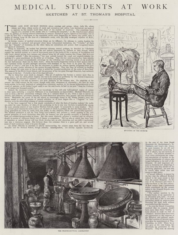 Medical Students at Work by Charles Paul Renouard