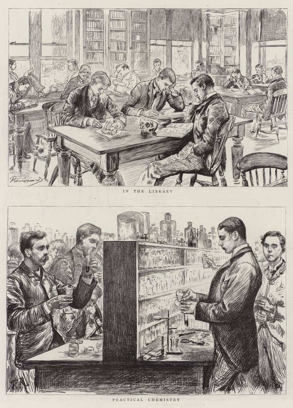 Medical Students at Work by Charles Paul Renouard