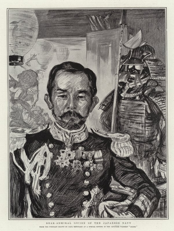 Rear-Admiral Ijuien of the Japanese Navy by Charles Paul Renouard