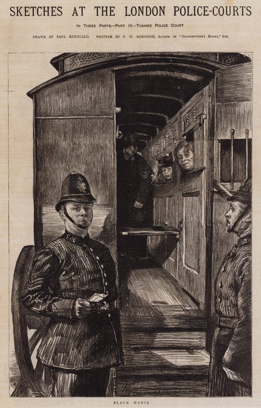 Sketches at the London Police-Courts by Charles Paul Renouard