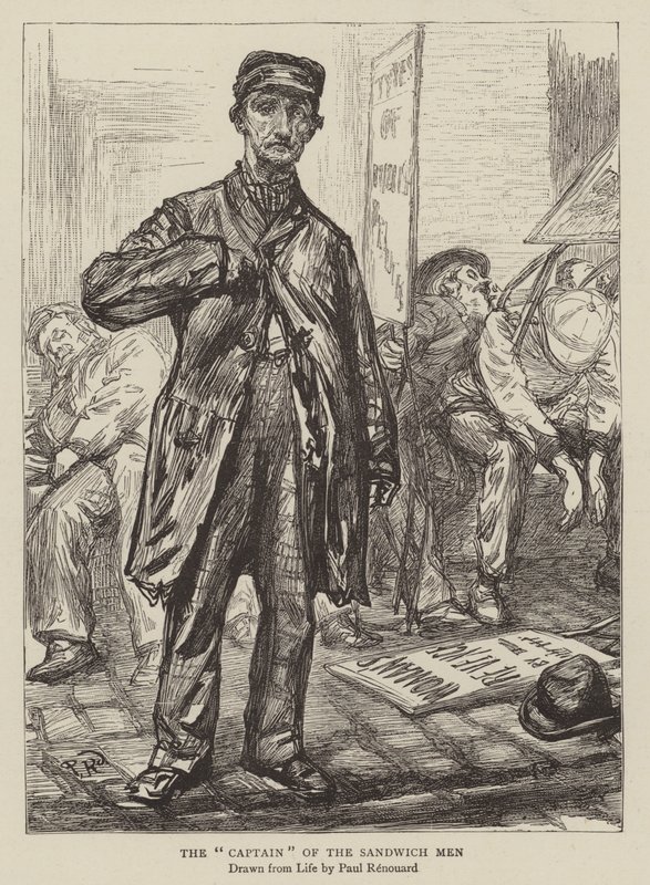 The Captain of the Sandwich Men by Charles Paul Renouard