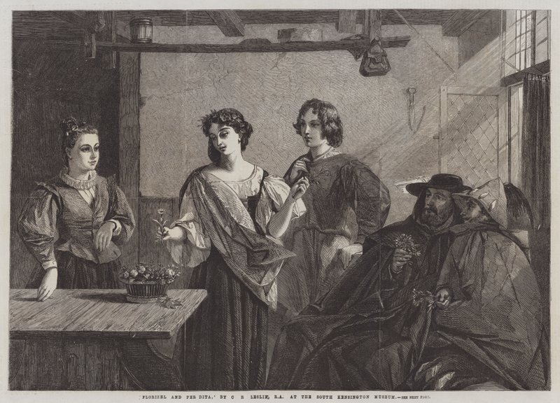 Florizel and Pee Dita by Charles Robert Leslie