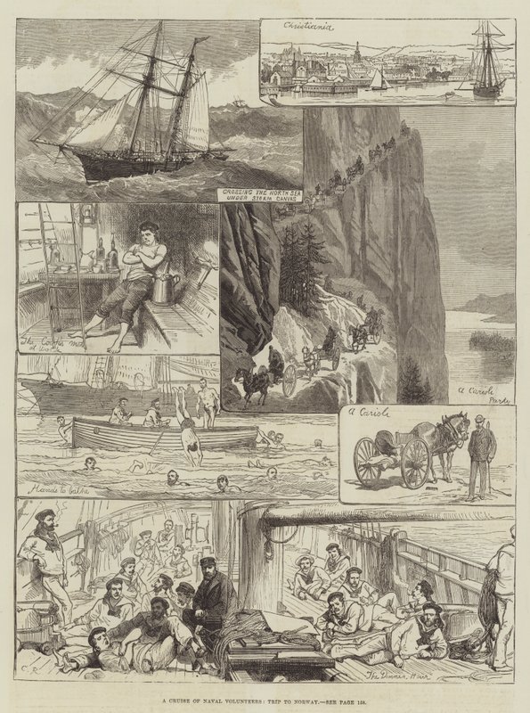 A Cruise of Naval Volunteers, Trip to Norway by Sir John Charles Robinson
