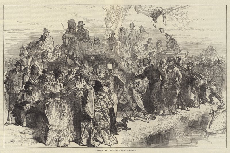 A Sketch at the International Boat-Race by Sir John Charles Robinson