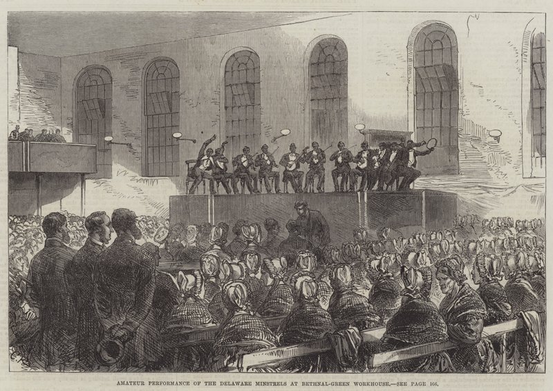 Amateur Performance of the Delaware Minstrels at Bethnal-Green Workhouse by Sir John Charles Robinson