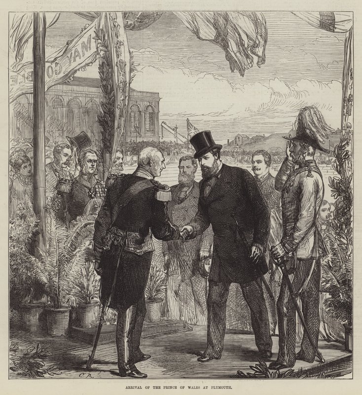 Arrival of the Prince of Wales at Plymouth by Sir John Charles Robinson