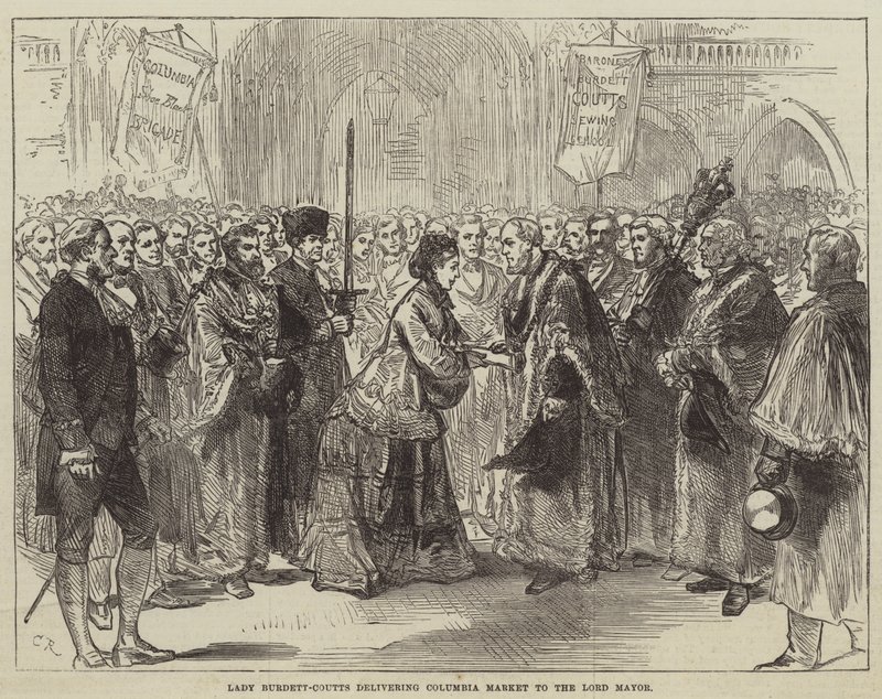 Lady Burdett-Coutts Delivering Columbia Market to the Lord Mayor by Sir John Charles Robinson