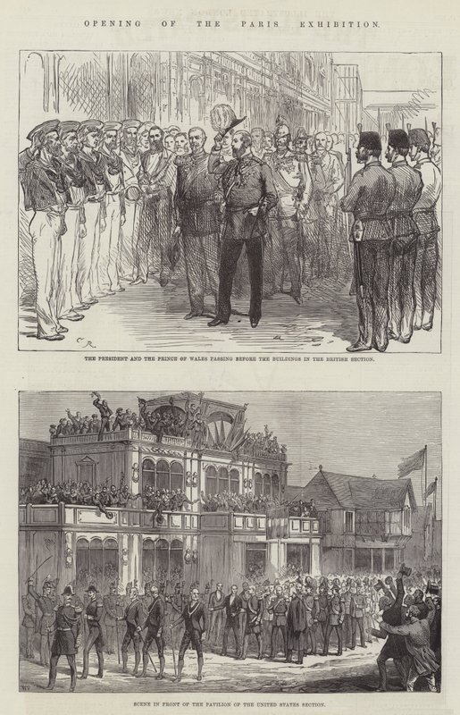 Opening of the Paris Exhibition by Sir John Charles Robinson