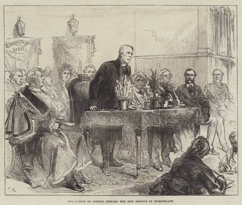 The Bishop of London Opening the New Schools in Bishopsgate by Sir John Charles Robinson