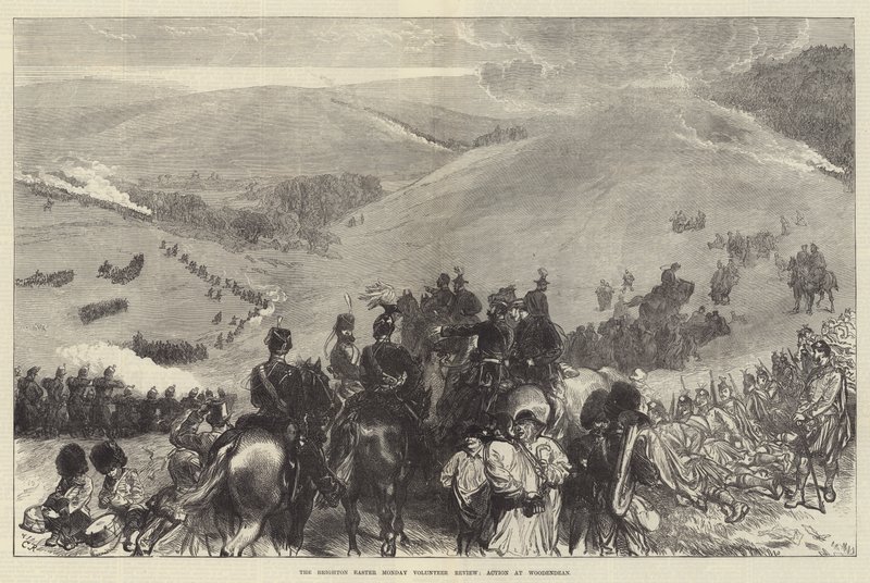 The Brighton Easter Monday Volunteer Review, Action at Woodendean by Sir John Charles Robinson