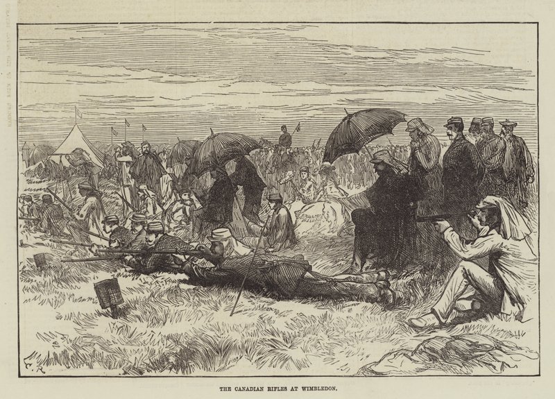 The Canadian Rifles at Wimbledon by Sir John Charles Robinson
