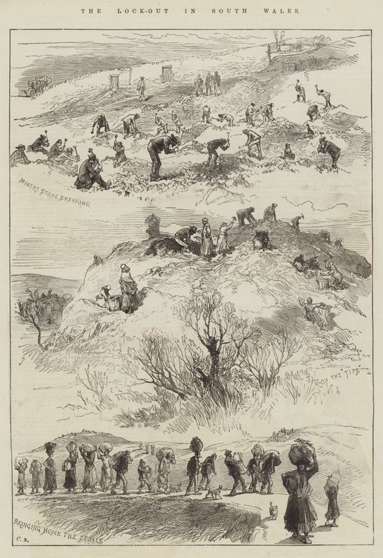 The Lock-Out in South Wales by Sir John Charles Robinson
