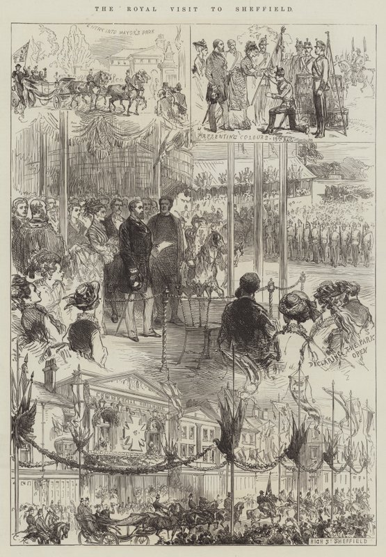 The Royal Visit to Sheffield by Sir John Charles Robinson