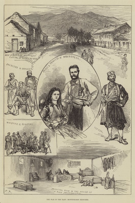 The War in the East, Montenegrin Sketches by Sir John Charles Robinson