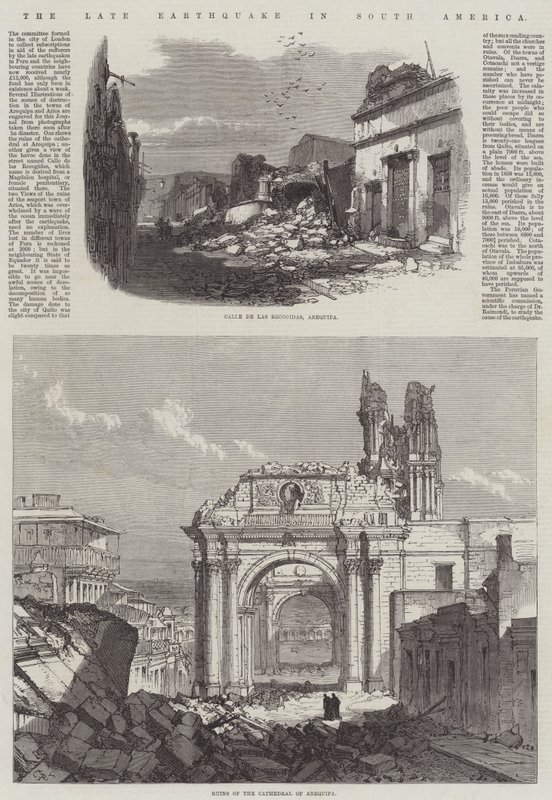 The Late Earthquake in South America by Sir John Charles Robinson