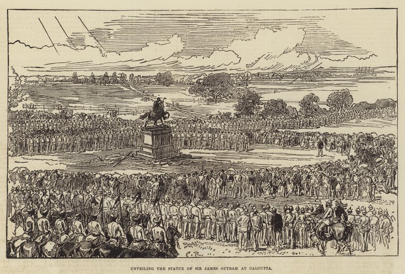 Unveiling the Statue of Sir James Outram at Calcutta by Sir John Charles Robinson